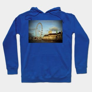 London Eye South Bank River Thames UK Hoodie